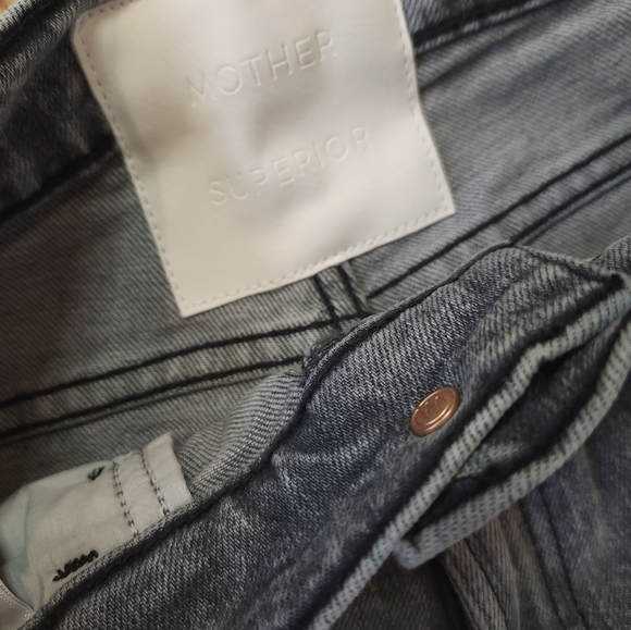 Mother Superior Womens Flared Jeans Size 24 The Hustler Ankle Drawing A Blank - Picture 3 of 12